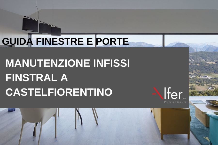 Manutenzione finestre e porte Finstral
