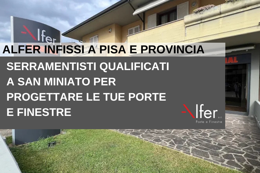 Infissi Finstral a San Miniato artigiani serramentisti esperti